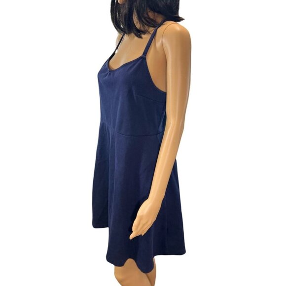 (5 for $25) Old Navy Fit & Flare Summer Dress in Navy size Large - Picture 3 of 6